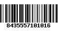 Código de Barras 8435557101016