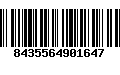 Código de Barras 8435564901647