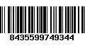 Código de Barras 8435599749344