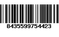 Código de Barras 8435599754423