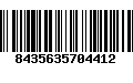 Código de Barras 8435635704412