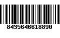 Código de Barras 8435646618890