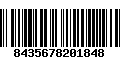 Código de Barras 8435678201848