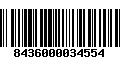 Código de Barras 8436000034554