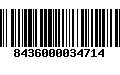 Código de Barras 8436000034714