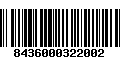 Código de Barras 8436000322002