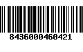 Código de Barras 8436000460421