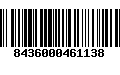 Código de Barras 8436000461138