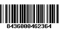 Código de Barras 8436000462364