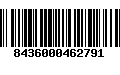 Código de Barras 8436000462791