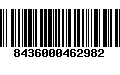 Código de Barras 8436000462982