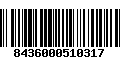 Código de Barras 8436000510317