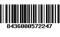 Código de Barras 8436000572247