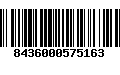 Código de Barras 8436000575163