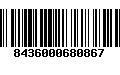 Código de Barras 8436000680867