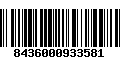 Código de Barras 8436000933581