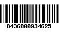 Código de Barras 8436000934625