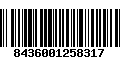 Código de Barras 8436001258317