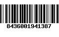 Código de Barras 8436001941387