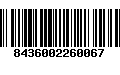 Código de Barras 8436002260067