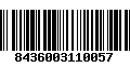 Código de Barras 8436003110057