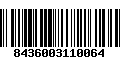 Código de Barras 8436003110064