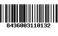 Código de Barras 8436003110132