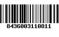 Código de Barras 8436003110811