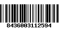 Código de Barras 8436003112594