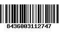 Código de Barras 8436003112747