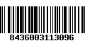 Código de Barras 8436003113096