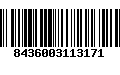 Código de Barras 8436003113171