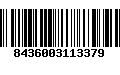 Código de Barras 8436003113379