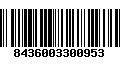 Código de Barras 8436003300953