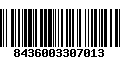 Código de Barras 8436003307013