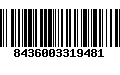 Código de Barras 8436003319481