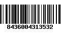 Código de Barras 8436004313532