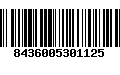 Código de Barras 8436005301125