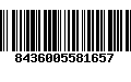 Código de Barras 8436005581657