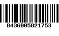 Código de Barras 8436005821753