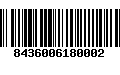 Código de Barras 8436006180002