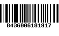 Código de Barras 8436006181917