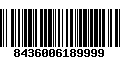 Código de Barras 8436006189999