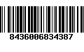 Código de Barras 8436006834387