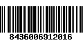 Código de Barras 8436006912016