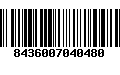 Código de Barras 8436007040480