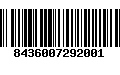 Código de Barras 8436007292001