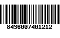 Código de Barras 8436007401212