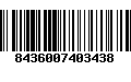 Código de Barras 8436007403438