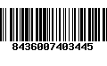 Código de Barras 8436007403445